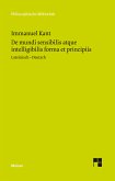 De mundi sensibilis atque intelligibilis forma et principiis (eBook, PDF)