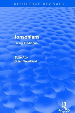 Jonsonians: Living Traditions (eBook, PDF) - Woolland, Brian