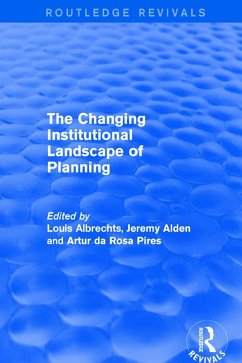 The Changing Institutional Landscape of Planning (eBook, PDF)