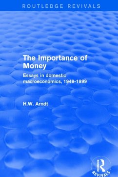 The Importance of Money (eBook, PDF) - Arndt, H. W.