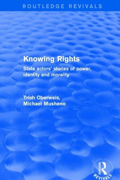 Revival: Knowing Rights (2001) (eBook, ePUB) - Oberweis, Trish; Musheno, Michael