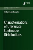 Characterizations of Univariate Continuous Distributions (eBook, PDF)