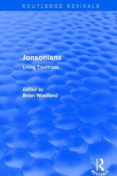 Cover Jonsonians: Living Traditions (eBook, ePUB)