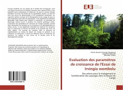 Evaluation des paramètres de croissance de l'Essai de Irvingia wombolu - Choungo Nguekeng, Patrick Bustrel;Makueti, Joséphine;Jiofack, Bernadin