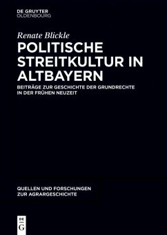 Politische Streitkultur in Altbayern (eBook, ePUB) - Blickle, Renate