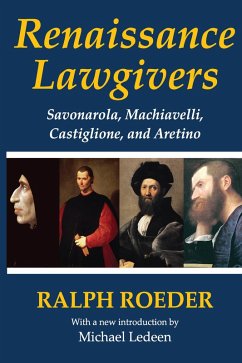 Cover Renaissance Lawgivers (eBook, PDF)