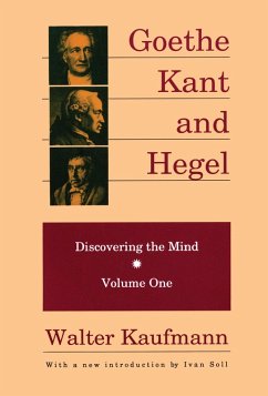 Cover Goethe, Kant, and Hegel (eBook, PDF)