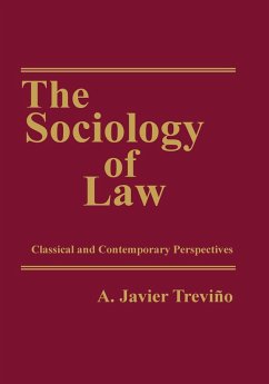 The Sociology of Law (eBook, ePUB) - Trevino, A. Javier