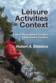 Leisure Activities in Context (eBook, PDF)