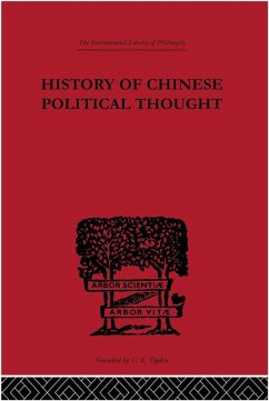 History of Chinese Political Thought (eBook, ePUB) - Chi-Chao, Liang