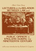 Lectures on the Relation Between Law and Public Opinion in England During the Nineteenth Century (eBook, PDF)