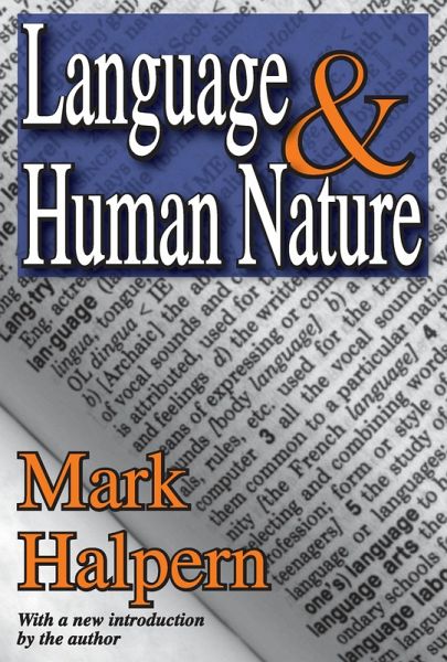 Language and Human Nature (eBook, PDF)