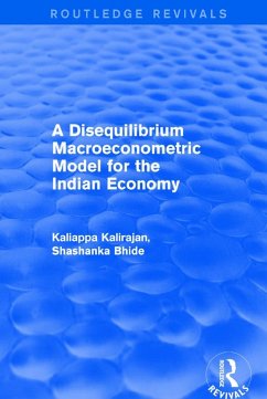 Cover A Disequilibrium Macroeconometric Model for the Indian Economy (eBook, ePUB)