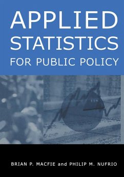 Applied Statistics for Public Policy (eBook, PDF) - Macfie, Brian P.; Nufrio, Philip M.