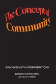 The Concept of Community (eBook, PDF)
