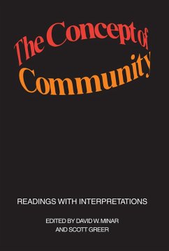 The Concept of Community (eBook, PDF) - Greer, Scott