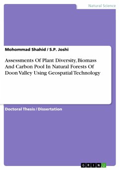 Assessments Of Plant Diversity, Biomass And Carbon Pool In Natural Forests Of Doon Valley Using Geospatial Technology - Joshi, S.P.;Shahid, Mohommad