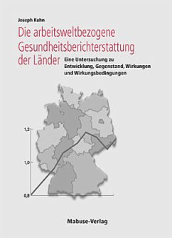 Die arbeitsweltbezogene Gesundheitsberichterstattung der Länder (Mängelexemplar) - Kuhn, Joseph