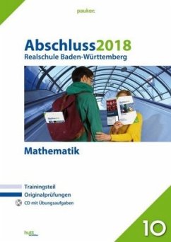 Cover Abschluss 2018 - Realschule Baden-Württemberg Mathematik, m. CD-ROM