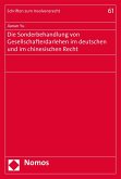Die Sonderbehandlung von Gesellschafterdarlehen im deutschen und im chinesischen Recht (eBook, PDF)
