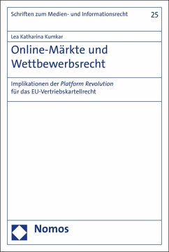 Online-Märkte und Wettbewerbsrecht (eBook, PDF) - Kumkar, Lea Katharina