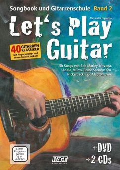 Let's play Guitar Band 2 (+2CD's +QR-Codes) für Gitarre Neuausgabe 2021