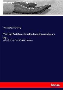 The Holy Scriptures in Ireland one thousand years ago - Universität Würzburg