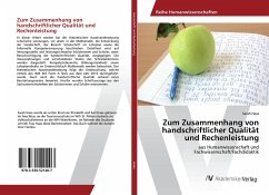 Zum Zusammenhang von handschriftlicher Qualität und Rechenleistung - Haas, Sarah