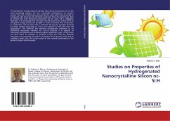 Studies on Properties of Hydrogenated Nanocrystalline Silicon nc-Si:H