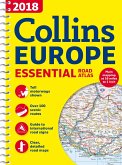 2018 Collins Europe Essential Road Atlas
