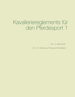 Cover Kavalleriereglements für den Pferdesport 1