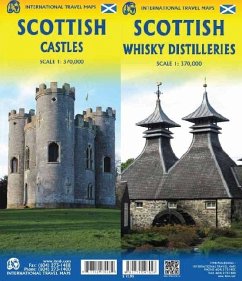 International Travel Map ITM Scottish Castles / Whisky Distilleries