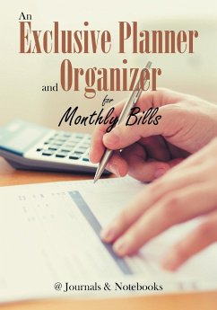 An Exclusive Planner and Organizer for Monthly Bills - @Journals Notebooks