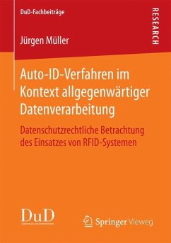 Auto-ID-Verfahren im Kontext allgegenwärtiger Datenverarbeitung - Müller, Jürgen