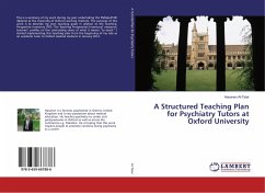A Structured Teaching Plan for Psychiatry Tutors at Oxford University