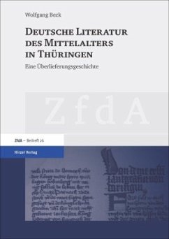 Cover Deutsche Literatur des Mittelalters in Thüringen
