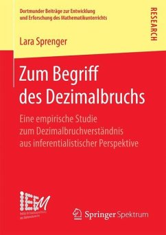 Zum Begriff des Dezimalbruchs - Sprenger, Lara