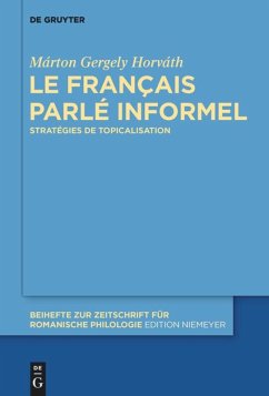 Le français parlé informel - Horváth, Márton Gergely