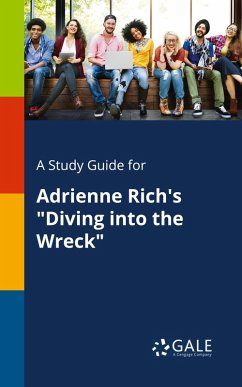 Cover A Study Guide for Adrienne Rich's 