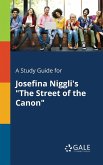 A Study Guide for Josefina Niggli's &quote;The Street of the Canon&quote;