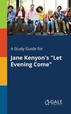 A Study Guide for Jane Kenyon's 