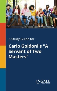 Cover A Study Guide for Carlo Goldoni's 