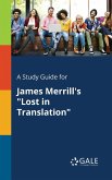 A Study Guide for James Merrill's &quote;Lost in Translation&quote;