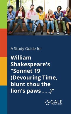 A Study Guide for William Shakespeare's 