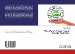 ¿PashApp¿ A User Friendly Pashto Text Editor