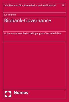 Cover Biobank-Governance (eBook, PDF)