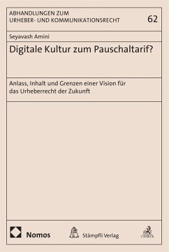 Digitale Kultur zum Pauschaltarif? (eBook, PDF) - Amini, Seyavash