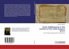 Early childbearing in the context of the child support grant - Ngubane, Nokuthula