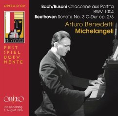 Chaconne/Sonate 3 - Benedetti Michelangeli,Arturo