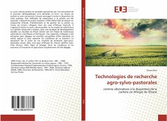 Technologies de recherche agro-sylvo-pastorales - Hien, Victor